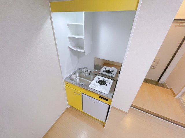 一口コンロ付きキッチンです