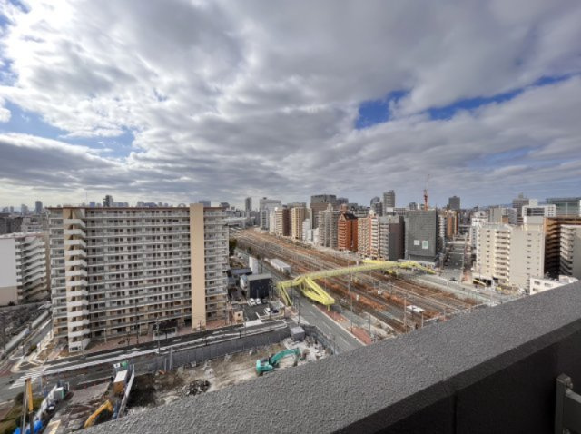 バルコニーからの景色です