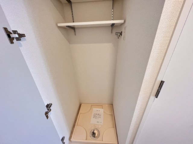 室内洗濯置き場です