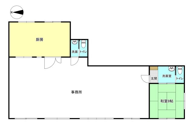 【間取り】 | ヴィラ松ケ丘テナント