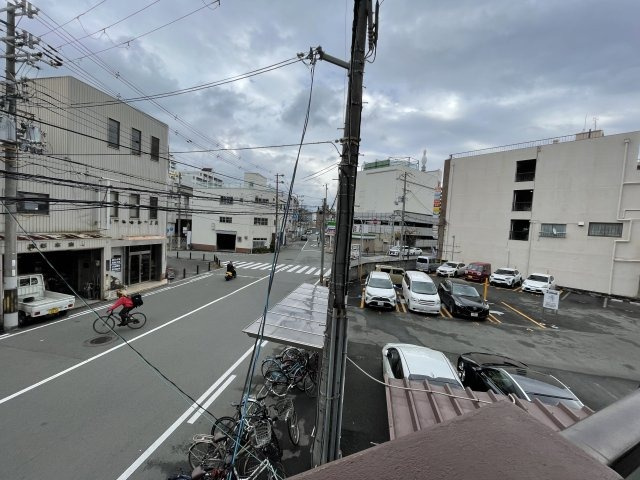 バルコニーからの眺望です