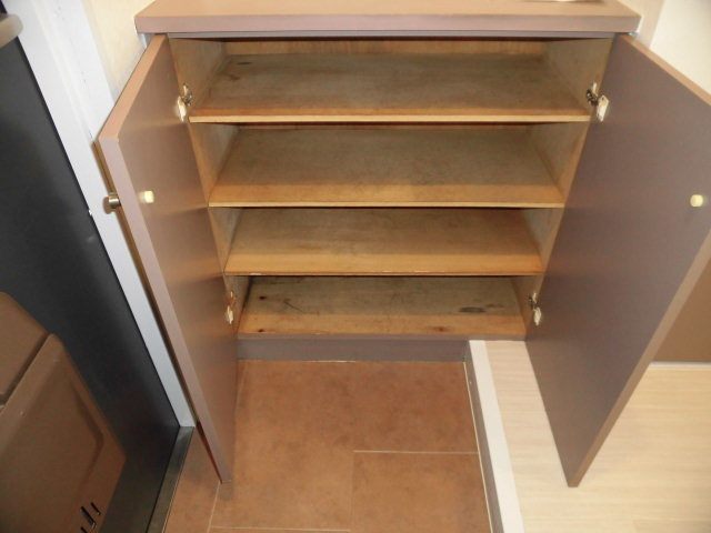 シューズボックス付きなので玄関も整理できて嬉しいですね