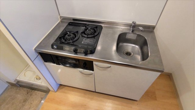 ガスコンロのキッチンです