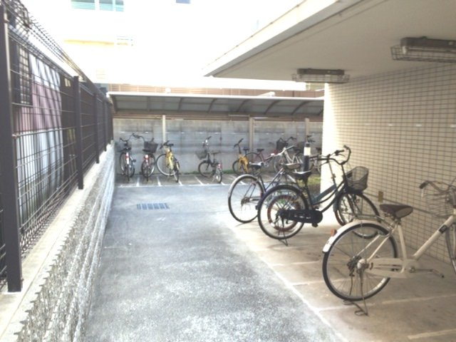 駐輪場です