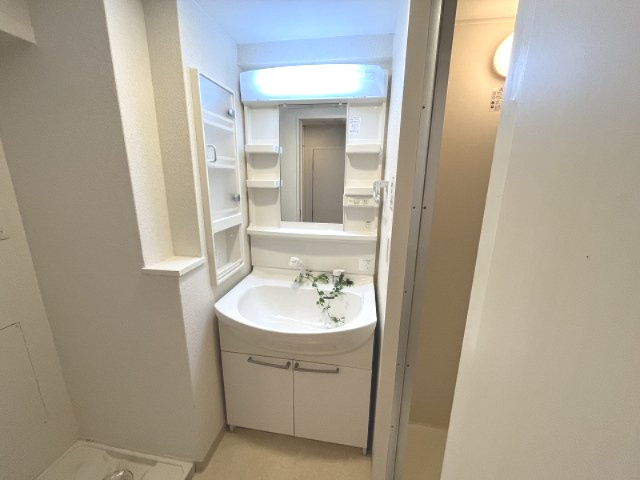 朝の身支度には欠かせない独立洗面化粧台