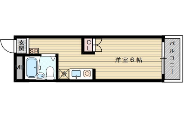 反転の間取り図です