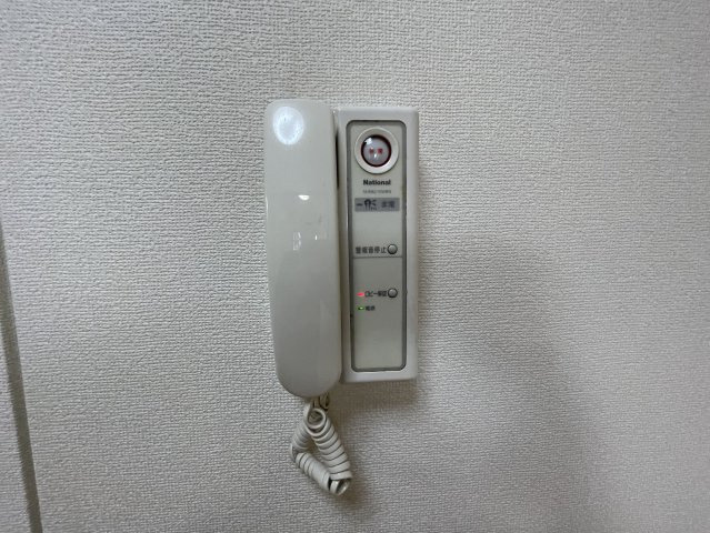 インターホンでセキュリティも安心です。