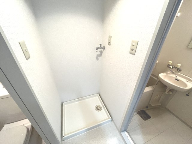 洗濯機置き場です