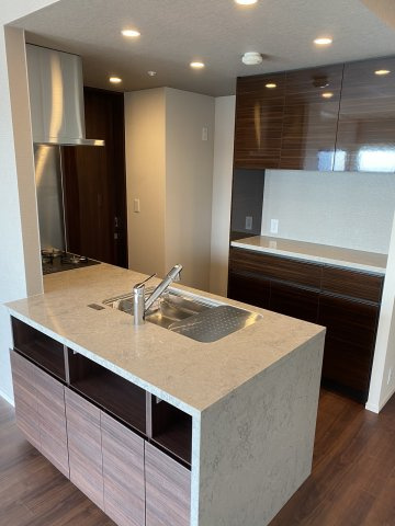 HARUMI FLAG SEA VILLAGE D棟のキッチン