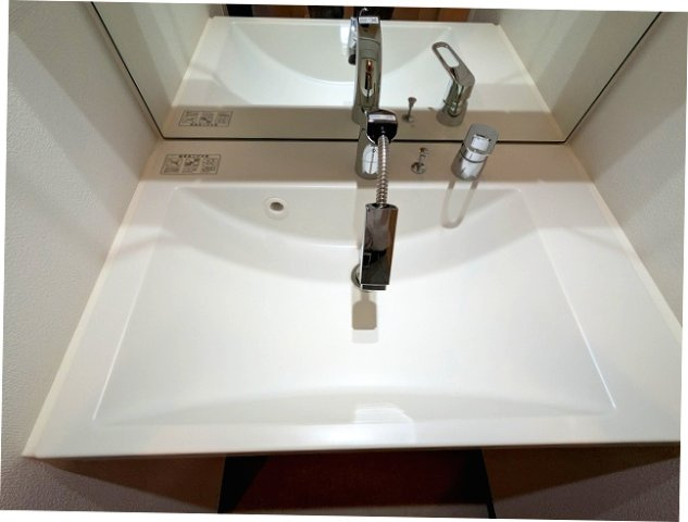 エスレジデンス浅草clarityの設備|ハンドシャワー付独立洗面台です