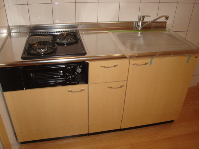 神戸市北区道場町日下部のアパートのキッチン|キッチン