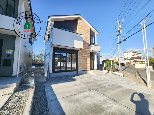 糟屋郡志免町片峰4丁目第4-2棟（2号棟）の外観|デザイン性のある外観です。