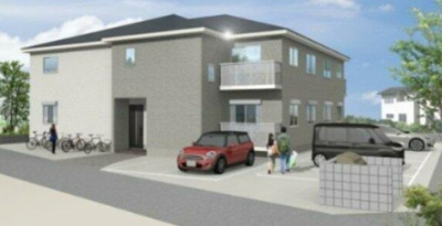 【外観】 | （仮称）原町共同住宅 | 外観パースです。