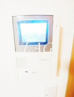 【セキュリティ】 | カーサ藤崎 | モニター付きインターホンです。