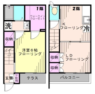 【間取り】 | カーサ藤崎 | 間取りです。