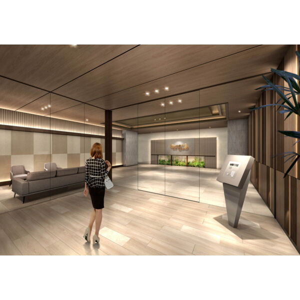 スプランディッド新大阪VIのエントランス