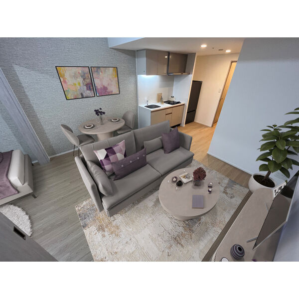 スプランディッド新大阪VIの居間・リビング