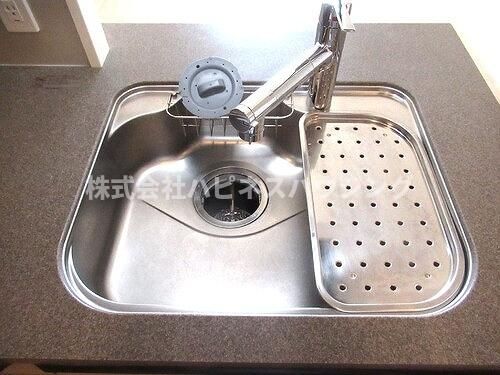 ライオンズタワー柏のキッチン|シンク　※同タイプ別部屋2023年7月撮影