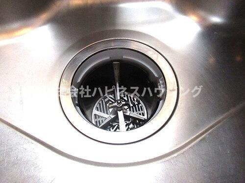 ライオンズタワー柏のキッチン|ディスポーザー　※同タイプ別部屋2023年7月撮影