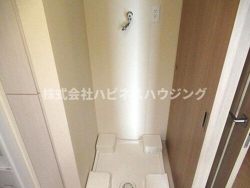 ライオンズタワー柏の洗面所|室内洗濯機置場　※同タイプ別部屋2023年7月撮影