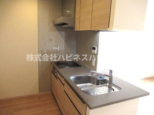 ライオンズタワー柏のキッチン|システムキッチン　※同タイプ別部屋2023年7月撮影