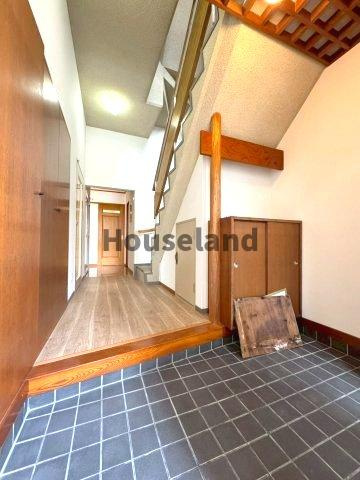 湊北町戸建の玄関|北側玄関