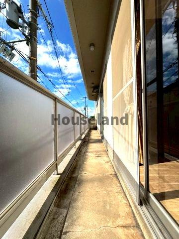 湊北町戸建のバルコニー