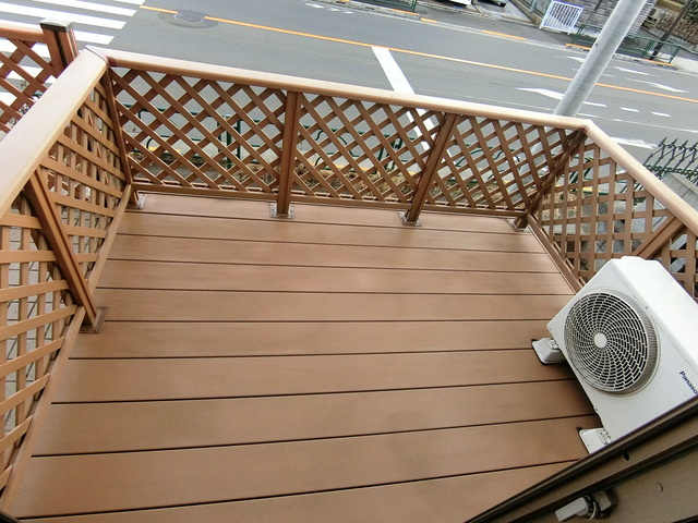 プレシューズ　Ａのバルコニー|★１階ウッドデッキ有★