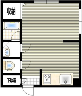 【間取り】 | コーポ楓