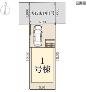 【区画図】 | リーブルガーデン城陽市寺田水度坂 | 区画図