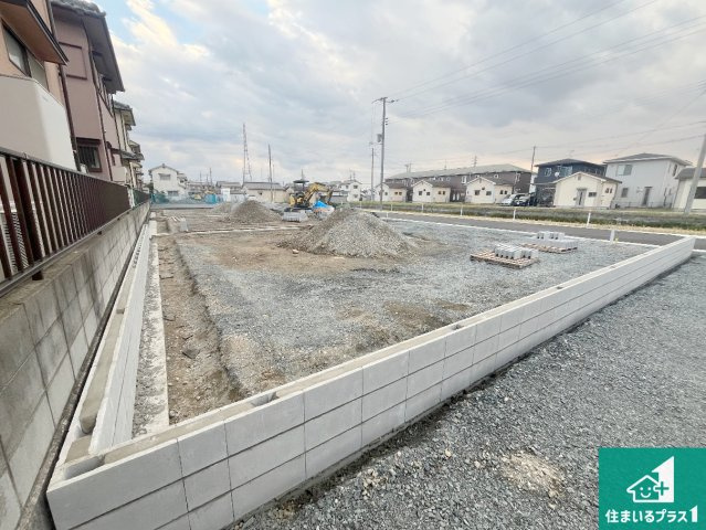 姫路市勝原区山戸　第3期　新築一戸建ての外観|周辺は落ち着いた街並みの住宅地！子育てがしやすい住環境です！まだ未完成ですが、現地でしかわからない事もございます。是非一度ご覧ください。