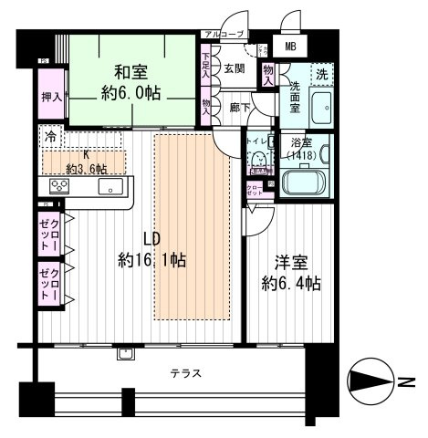 【間取り】の画像