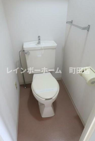 ベルハイツ３※初期費用分割後払いサービス利用可能物件のトイレ