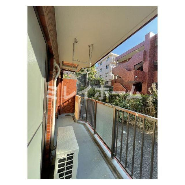 ガーデンヒルズ壱番館のバルコニー