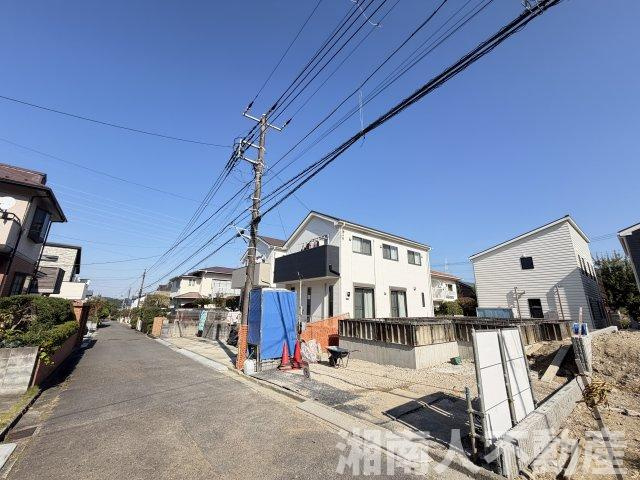 逗子市沼間５丁目８４８－５０新築戸建ての前面道路含む現地写真|前面道路含む現地写真です