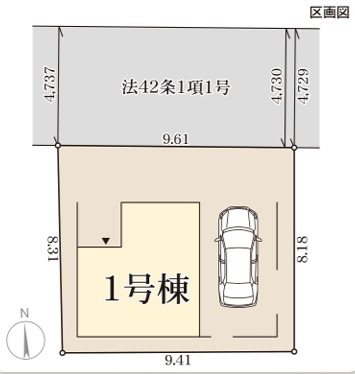 【区画図】 | リーブルガーデン寝屋川市高宮栄町４期 | 区画図
