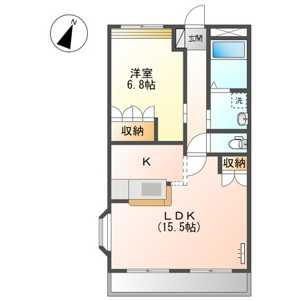 ウィング清水山の間取り