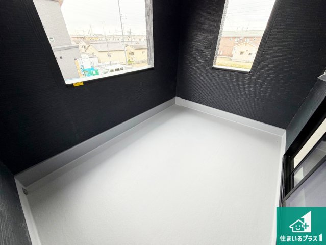 姫路市勝原区山戸　第3期　新築一戸建てのバルコニー|日当たりのよいバルコニー！お部屋が開放的に！