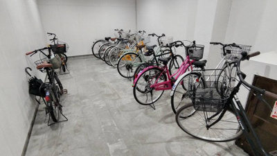 【その他共用部分】 | エム・あいかわ | 駐輪スペースも確保です