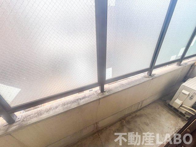 クィンプラザ瓜破のバルコニー