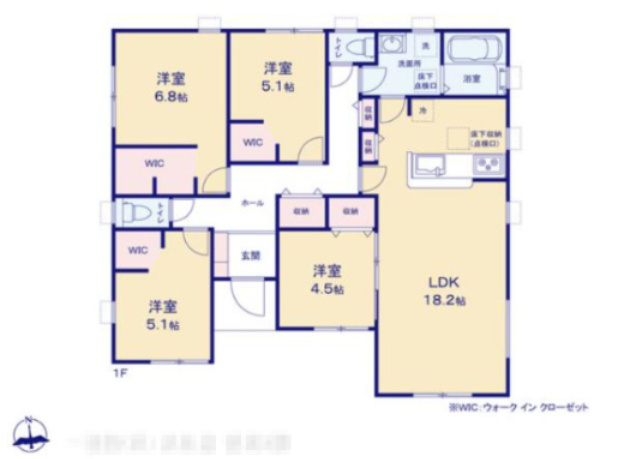 売新築戸建　中央区舞阪町舞阪の間取り