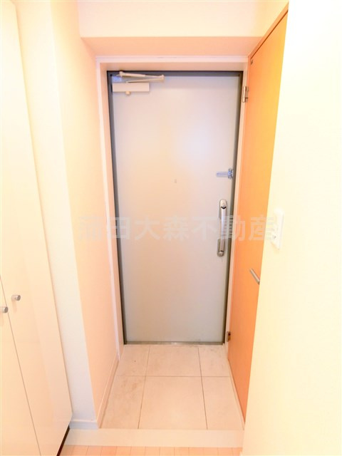 スカイコート武蔵新田の玄関