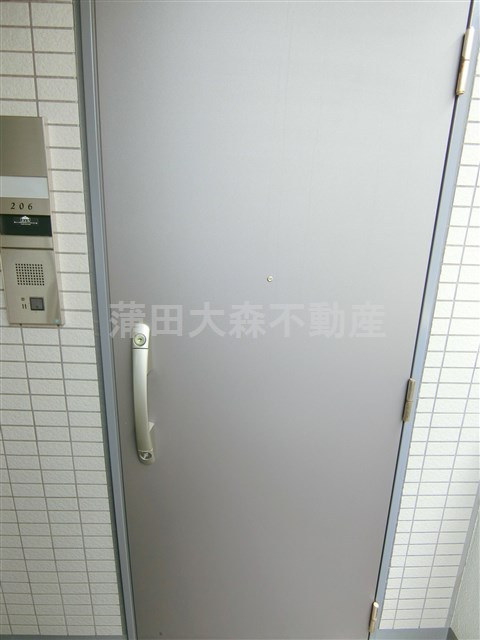 スカイコート武蔵新田の玄関