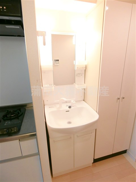 スカイコート武蔵新田の洗面所|独立洗面台