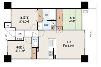 【間取り】 | クレスタ富田林グランツィオ