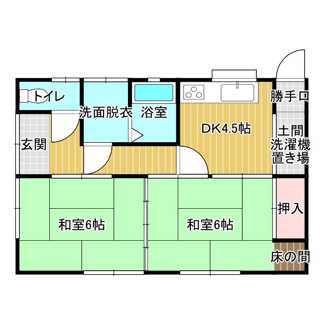 【間取り】 | 柏原K邸貸家