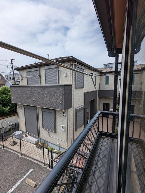 プレマス西亀有のバルコニー