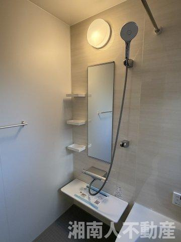 逗子市池子３丁目５９８－７４新築戸建ての浴室|落ち着いた空間のお風呂です