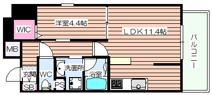 【間取り】 | ロイジェント玉川