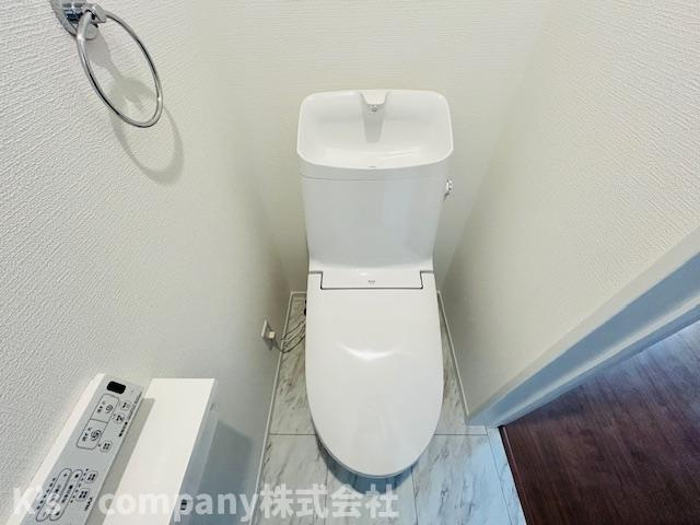 茅ヶ崎市浜須賀　新築戸建　2号棟のトイレ|1回トイレ◇◇